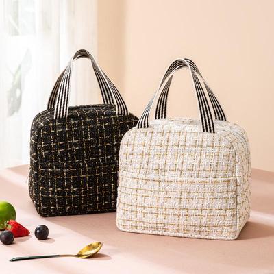 Chuangna Stylish Insulated Lunch Bag with Large Capacity and Thickened Aluminum Foil for Outdoor Use