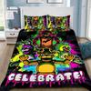 3D Print Freddy Duvet Cover Pillowcase Bedding Bedroom Decoration Childrengift Adult Single Double Bed Large Sizezip Duvet Cover