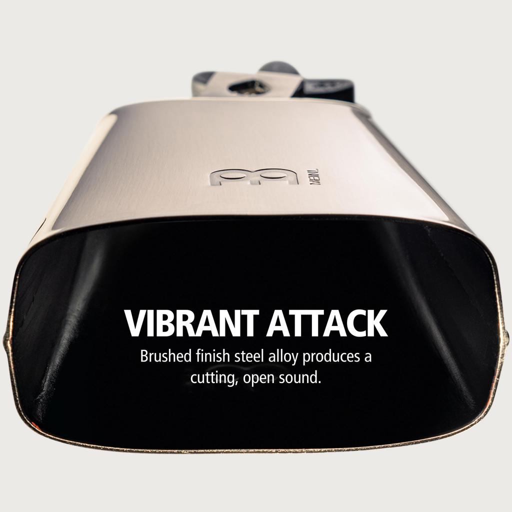 MEINL Percussion Hand Brushed Steel Cowbell 5 STB55 1/2" []
