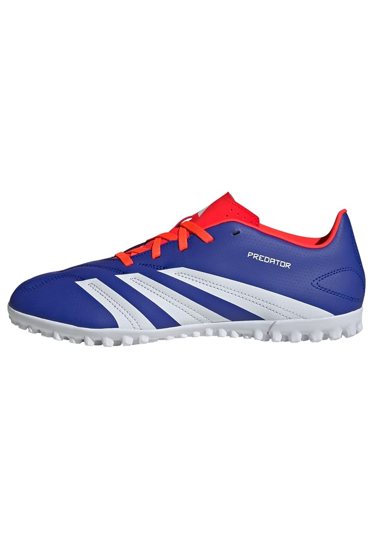 

Adidas Predator Club TF Futsal Unisex Lucid Red Size cm Shoes, Adult, NIS16, Blue/Footwear White/Solar (IF6399), 26.0