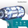 Brushless Electric Turbo Blower Jet Fan 4 Gears Violent Car Dryer Handheld Dust Air Gun Blowing for Makita 18V Battery