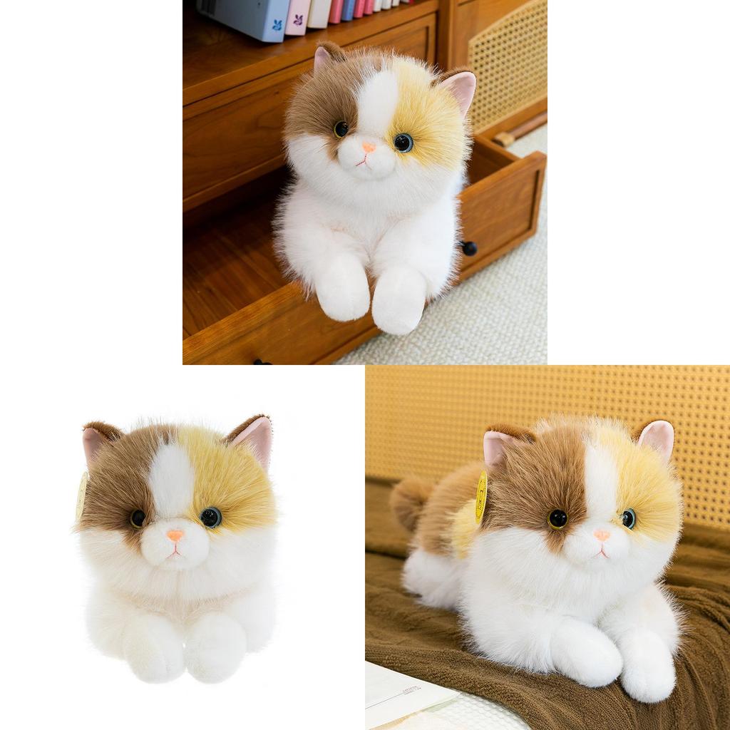 Cartoon Plush Cat Toy With Realistic Sound For Kids And Girls Gift