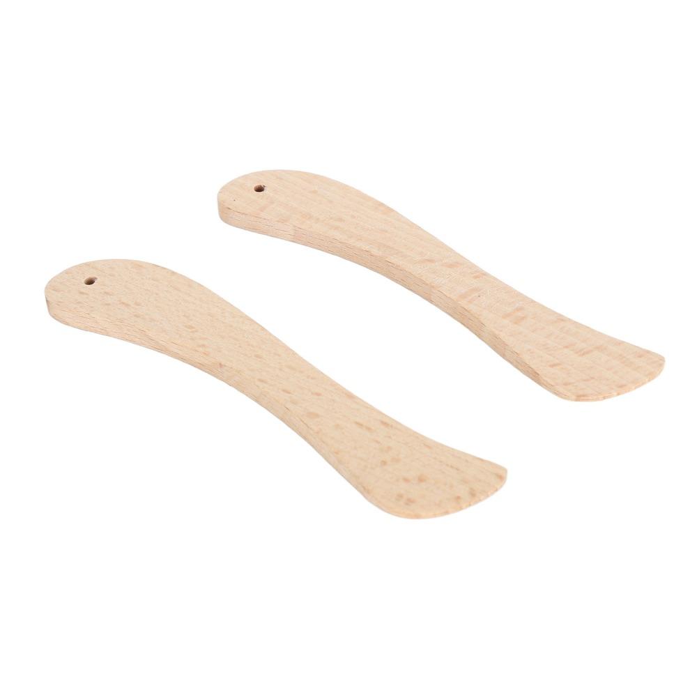 2Pcs Multi-Function Design Marker Tool Wooden Handle Paper Folder Creaser  For Quilting Work