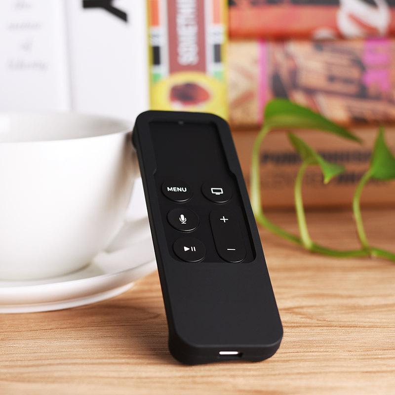 

Silicone Shockproof Case Shell for Apple TV 4K 5th/4th Gen Remote Contorller Black