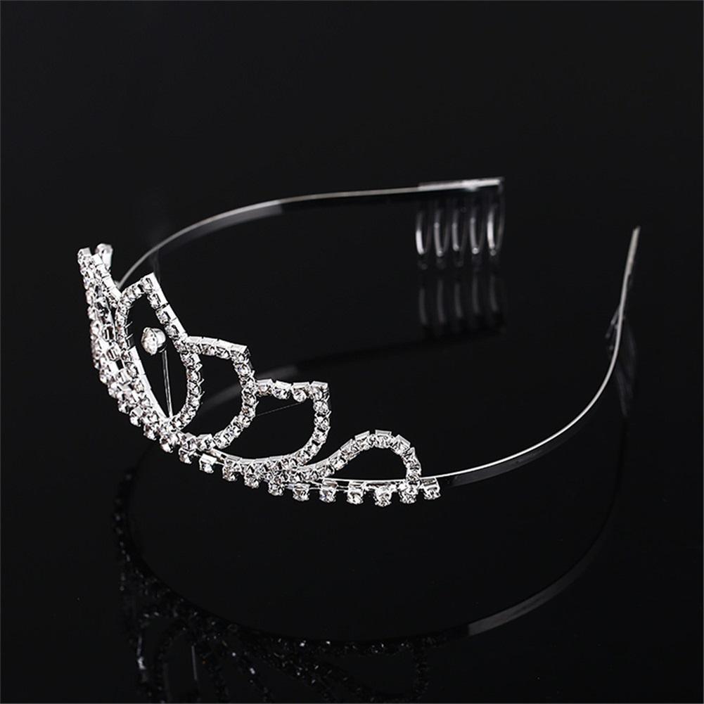 Hair Hoop Headband for Women Crystal Crown Tiara Hairband Princess Headdress