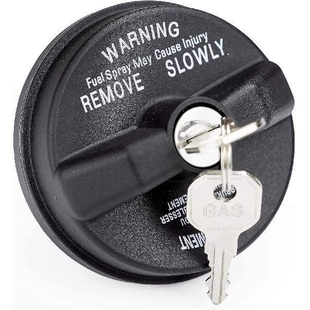 Locking Gas Cap, Lock Fuel Cap For Jeep Wrangler JK TJ, Liberty, Cherokee, Compass, Grand Cherokee, Commander, Patriot & Dodge Ram 1500