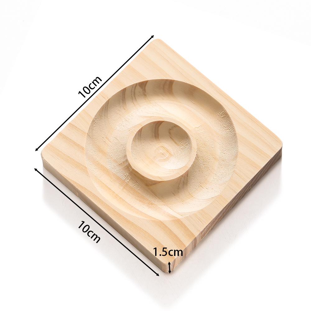 Solid Wood Necklace & Bracelet Display Tray - DIY Design, Beading, Handmade Template Holder