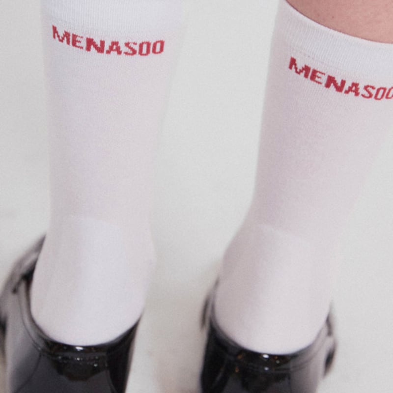 MENASOO Menasoo Soft Runsocks_White