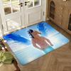 Clásico del anime B-BoJack Art Horseman Alfombrilla Gruesa Absorbente Antideslizante para Suelo Dormitorio Sala de Estar Felpudo Alfombra de Franela