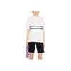 Moncler SS23 Logo Striped Print Crew Neck Short Sleeve Drop Shoulder T-Shirt Women Tops I10938C00027829HP033