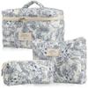 Fashion Women's Cosmetic Bag Portable Floral Handheld Cosmetic Storage Bag Cute Travel Ins Style Bag