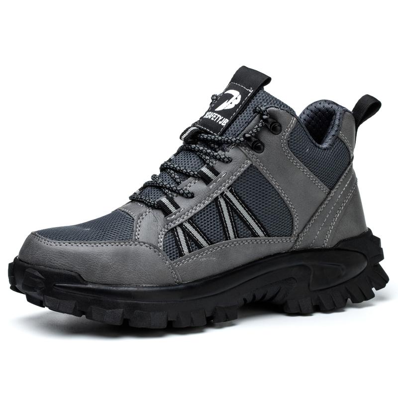 

Brand Indestructible Shoes Male Anti-Smash Anti Puncture Safety Shoes Men Steel Toe Shoes Work Sneakers Men Protection Shoes 36