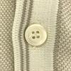 CRUCIANI made in Italy cotton Knit vest 48 Light gray x white Men's Used