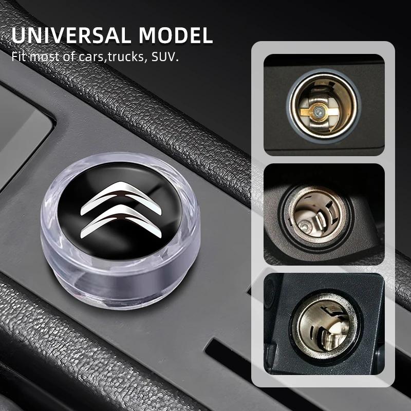 Car Cigarette Lighter Cover DustProof Decoration Cap For Citroen C1 C2 C3 C4 C5 C6 C8 C4L DS3 DS4 DS5 DS5LS DS6 Car Accessories