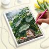 5D Frameless Pearl Painting Cute Hedgehog Diy Handmade Sticky Diamond Creative Canvas Art Painting Bedroom Decoration Living Room Hanging Painting