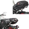 RF1 Motorcycle Side Panniers 40-60 Liters Volume Rider + X50 Motorcycle Tail Bag Rear Luggage Rack 50Ltr In Black