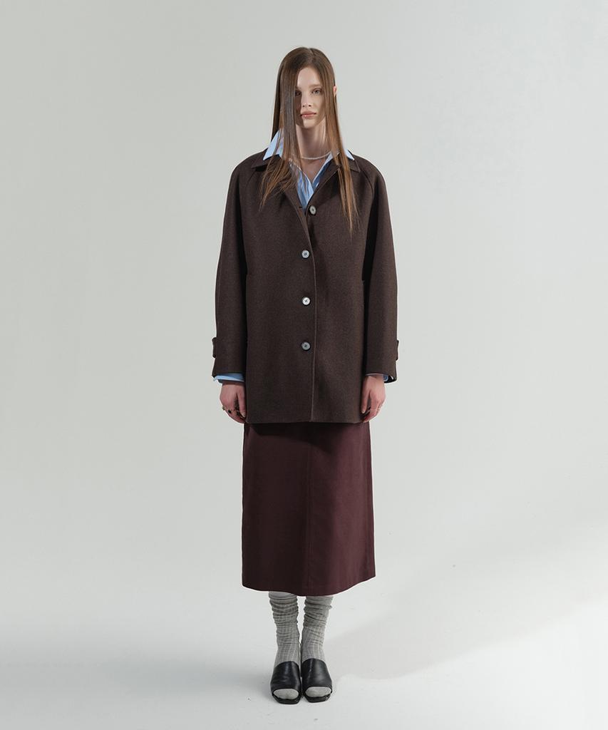 FLMO Urban Raglan Half Coat [Brown]