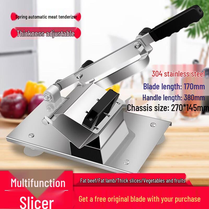 Chixing Manual Frozen Meat Slicer for Home and Commercial Use