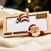 Christmas Tree Hanging Decoration Wooden Money Holders for Cash, Holiday Cash Gift Ornament Gifts Holder Ornaments Xmas Tree, Home Party Supplies Card