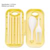 Cutlery Set Creative Reusable PP Portable Students Cutlery Set Outdoor