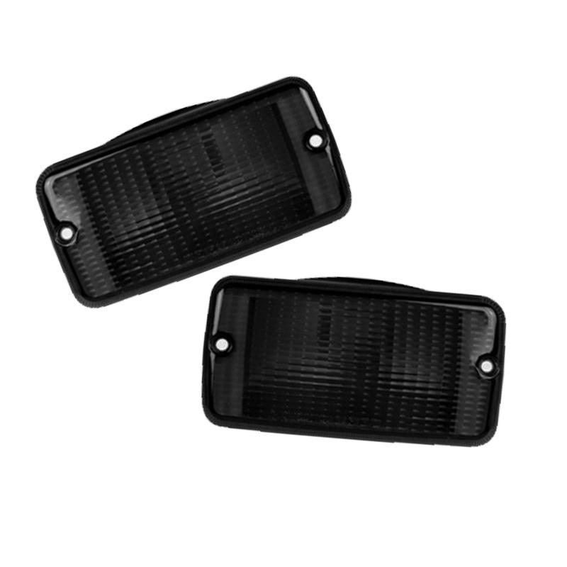 2PCS Front Bumper Fog Light For Jeep Wrangler TJ 1997-2006 Side Marker Turn Signal Cover (No Bulb) Reflector Light 55155628AB