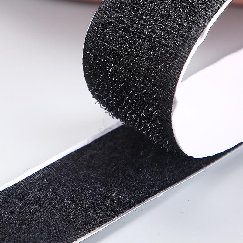 Dobbeltsidig borrelås-klebebånd for skjermdørgardiner