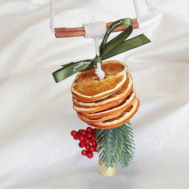 Fragrant Orange Slices Car Hanging Decoration Feel The Orange Aroma and Nordic Style Ideal for Christmas