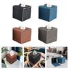 Elegant Faux Leather Tissue Holder Decorative Faux Leather Tissue Box Cover Paper Organizers Perfect For Any Room