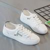 Outdoor Walking Trainers Women Running Shoes Summer White PU Leather Lace-Up Breathable Jogging Casual Sneakers De Mujer