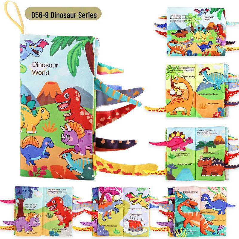 Cartea de pânză senzorială pentru bebeluși: Temă Ocean & Pădure