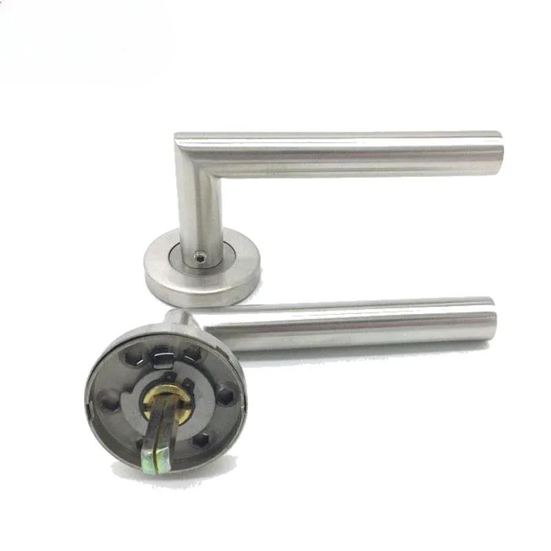 High Quality 304 Stainless Steel  Split Door Lock Handle Fire Door Handle Brushed Surface Multiple Appearances