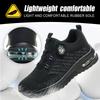 Rotating button Men's safety shoes Work Sneakers Steel toe shoes Lightweight Protection Shoes Puncture-Proof Protection Shoes