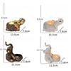 Animal Candle Holders Elephant Trunks Up Sculpture Tealight Candle Holder Decorative Small Candle Stick Holders Good Lucky Gifts