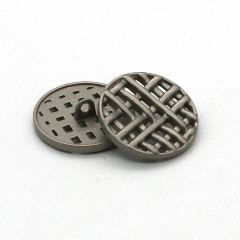 12Pcs/lot 18-25mm High-grade Sand Gold Silver Black Animal Button Coat Windbreaker Suit Decorated with Round Buttons