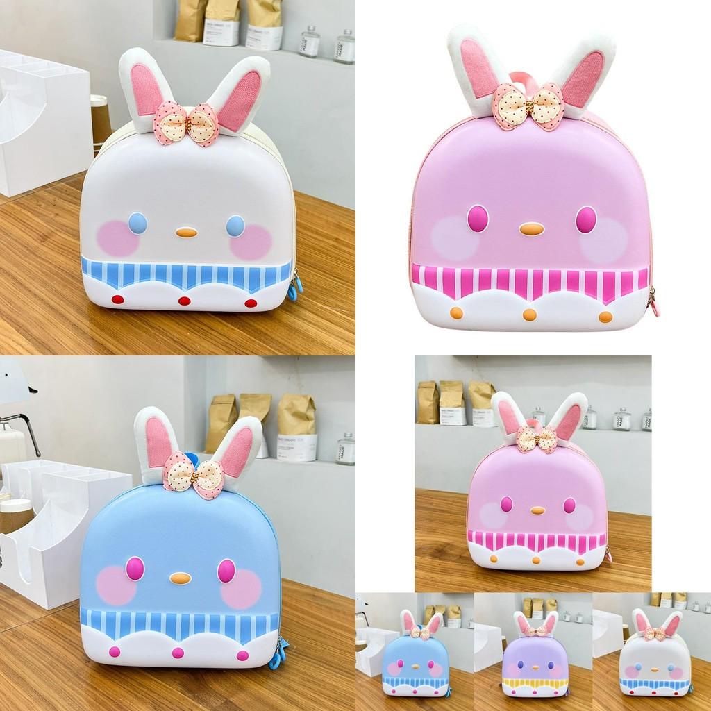 Adorable Eva Material Toddler Backpack Featuring Cute Cartoon Rabbit Design
