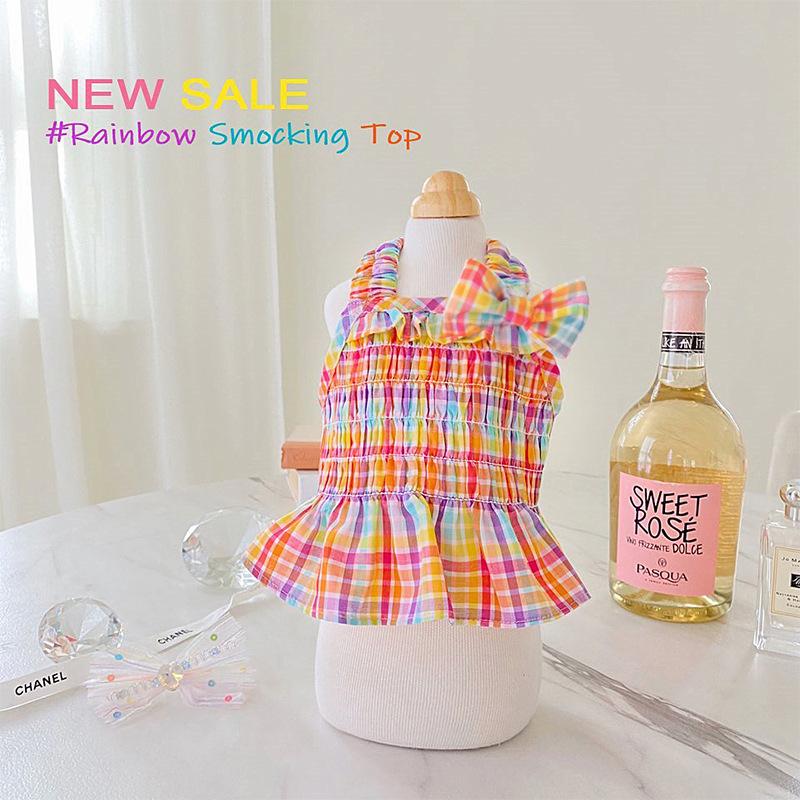 

Весенне-летняя корейская версия красочной юбки-бант для чулок в стиле отпуска для собак с двумя ногами XXL