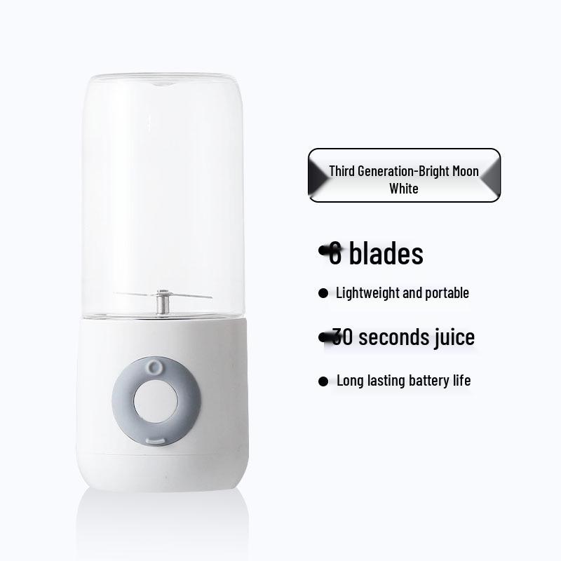 Rechargeable Portable Juicer Cup with Straw, Large Capacity for Fruit & Ice Crushing, Perfect Gift