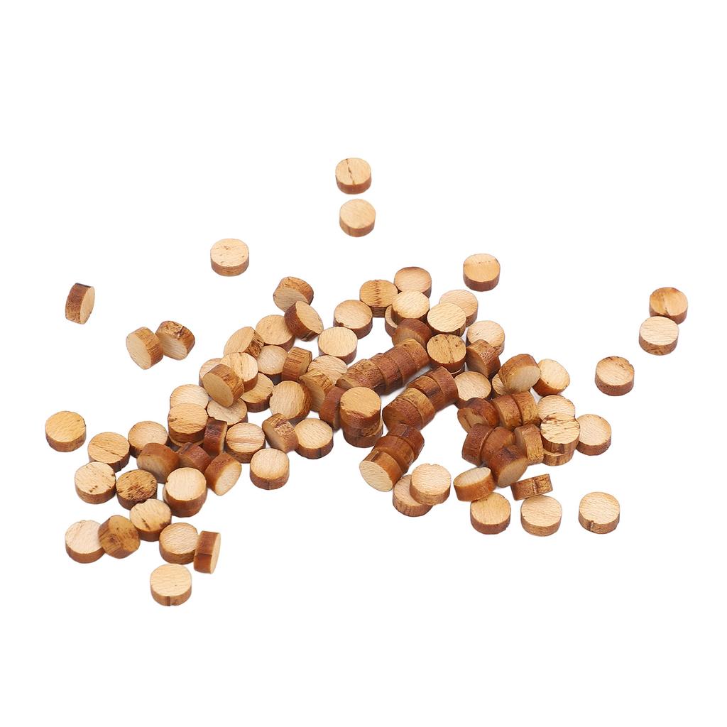 100Pcs Guitar Fretboard Dots Maple Wood Round Inlay Fingerboard Dot Markers for Mandolin Ukulele 5mm