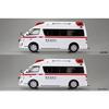 Aoshima Bunka Kyozaisha 1/32 Rakupla Snap Kit nr 02-HM Toyota Himedic Ambulance Kolorowy plastikowy model