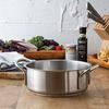 Endo Shoji Kommerzieller Murano Topf (ohne Deckel), 28cm, Induktionsgeeignet, 18-8 Edelstahl, ASTH905