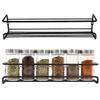 Non 1pcs Perforated Metal Kitchen Shelf For Minimalist Wall Mounted Home Storage