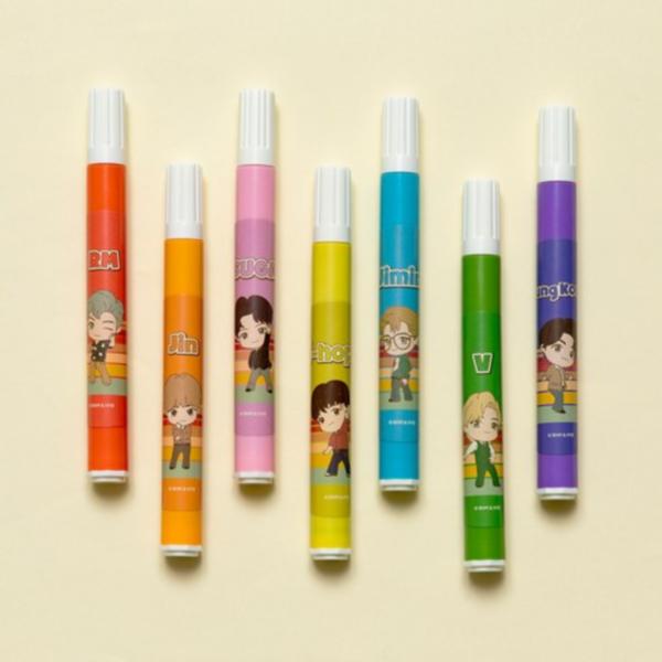 [Set de 7 culori Monami Tinytan Meteor Magic, Tinytan, 1 set