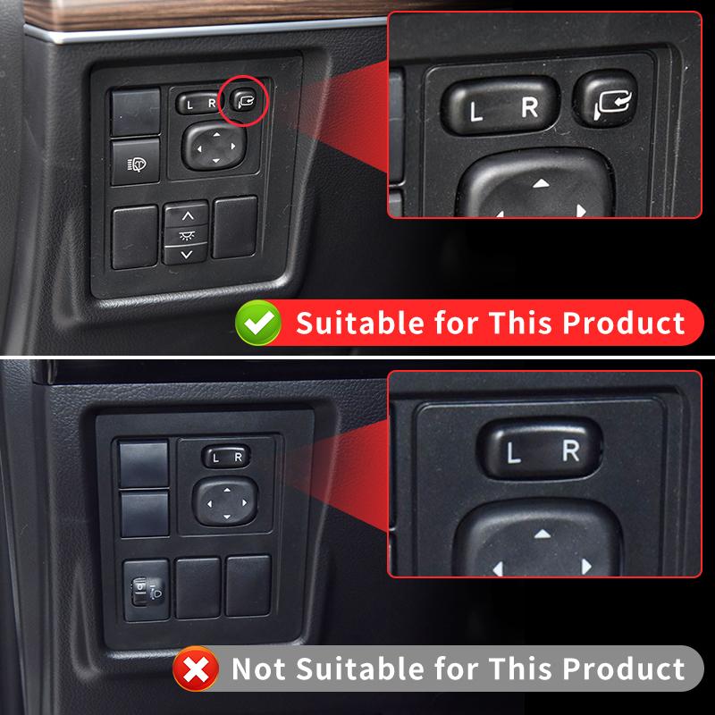 For Toyota Land Cruiser Prado 150 LC150 Interior Modification Accessories FJ150 Upgrade Rearview Mirror Automatic Folding