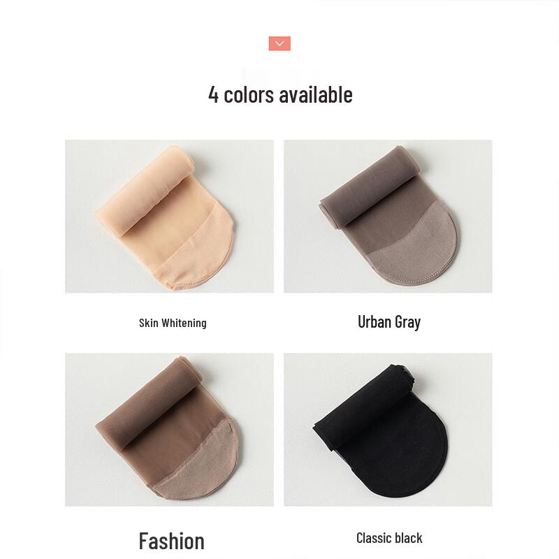 Langsha Women's Ultra-Thin Crystal Silk Short Socks