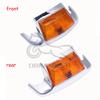 Motorcycle Front Rear Fender LED Tip Light For Harley FLSTC Heritage Softail Classic Leading Edge Tailing Driving Brake