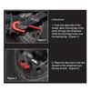 High Strength Carbon Steel Anti Rear End Wheel Lock For Trucks Featuring Quick Easy Installation And Impact Protection