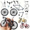 Adorno de Modelo de Bicicleta de Montaña DIY, 1:Kit de Modelo de Bicicleta Miniatura de Aleación 8 Escala