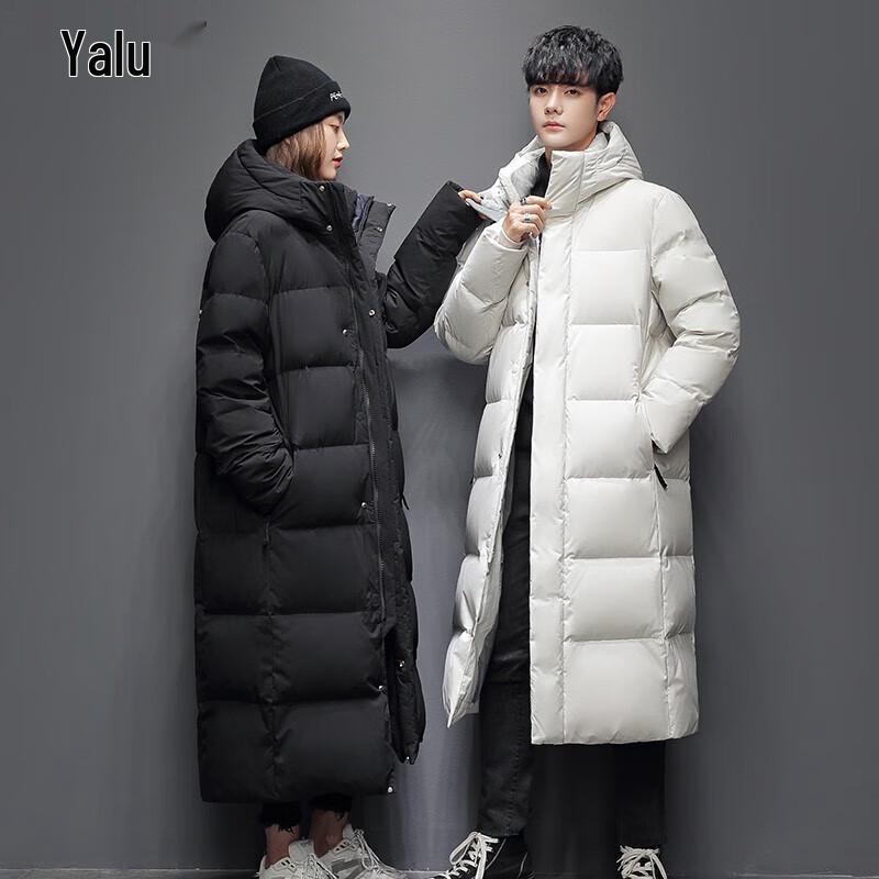 Yalu Unisex 2025 Winter Hooded Long Down Jacket