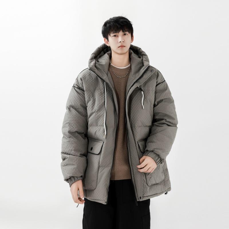 

Зимняя куртка-пуховик для мужчин, новый стиль, простая, модная и трендовая марка, утолщенная и красивая куртка 3XL