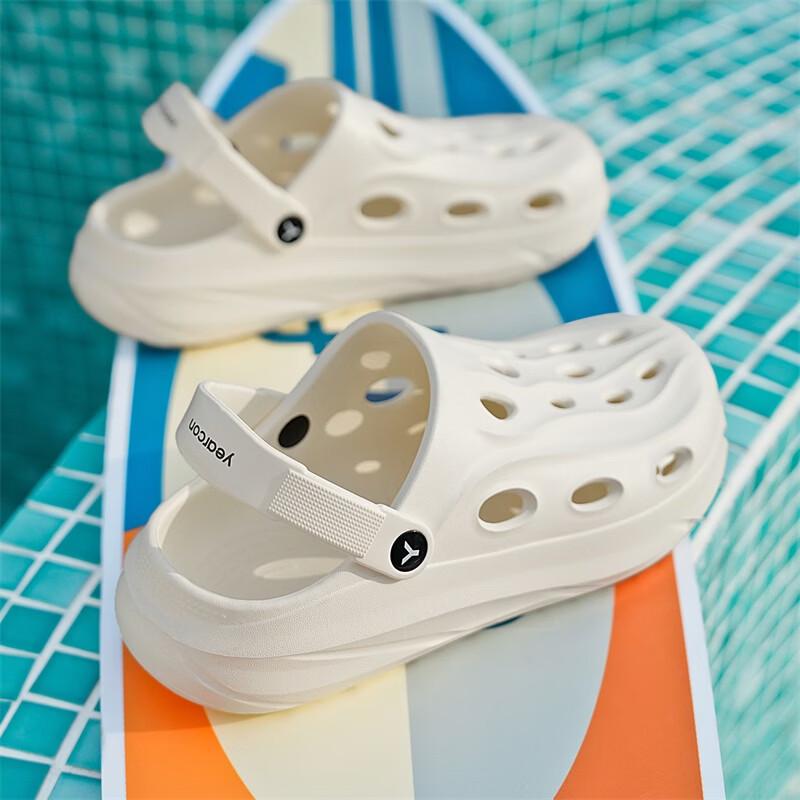 Yrkoon Men's Breathable Summer Clogs Beach Sandals